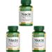 Nature's Bounty Niacin 500mg Flush Free Cellular Energy Support Supports Nervous System Health 120 Capsules (Pack of 3)