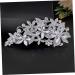 HAPINARY Side Comb Wedding Headband White Pearl Headband White Headbands Wedding Hair Comb Bridesmaid Hair Accessories Tiara Bride Accessories Hair up Rhinestone Banquet Prom - Buy Online on GoSupps.com