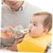 Toddmomy Toddler Cutlery Set - 3-Piece Silicone Baby Food Feeder & Spoon Set - Safe & Easy Eating for Kids - Ideal for Dessert & Feeding - 17x3x1cm - Buy Online on GoSupps.com
