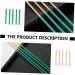 KOMBIUDA 10Pcs Ear Wax Pickers with Anti-Skid Handles Earwax Cleaning Sticks for Safe Ear Dirt Removal Flexible and Stable Design for Family and Travel Use Green - Buy Online on GoSupps.com