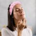Women's Spa Headband | Sponge & Terry Cloth Fabric | Makeup & Skincare | Pink Bubble Headband - Buy Online on GoSupps.com