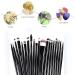 Pimoys 21 PCs Professional Makeup Brush Set for Face, Eyes & Travel - Foundation, Eyeliner, Blush, Concealer, Eyeshadow - Black - Buy Online on GoSupps.com