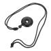 Goohochy necklace with safety buckle necklace with circle trailer stone jewelry For women necklace a necklace of portable crystal pendants festival supply safety button China 3x3x1cm black
