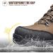 CAMEL CROWN Men's Waterproof Hiking Shoes 8.5 Khaki | Low Top Trekking Trail Sneakers - Buy Online on GoSupps.com