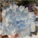 Natural Crystal Rough Rare Beautiful Blue Ghost Phantom Quartz Crystal Cluster Specimen Natural Stone Crystal for Decoration Household 400-500g Sky Blue - Buy Online on GoSupps.com