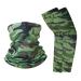 Heallily Sun Uv Protection Neck Gaashh cke Headband Bandana Balaclava Face Covering Slogging Slogging Arm sleeves UV sun protection arm army green