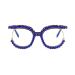 laureles Rhinestone Glasses Blue Light Blocking Eyewear Frames Oversized Round Diamond Eyeglasses for Women