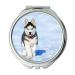 YENDOSTEEN Mirror makeup mirror Dog Husky Friend Pocket Mirror portable mirror