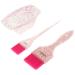 Solustrious hair dye color brush and bowl set hair coloring brushes mix bowl kit for salon and at home hair coloring hair dryer (pink)