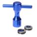 MUXSAM 2Pcs Golf Putter Blue Weights & Blue Wrench Tool Kit,(5g/10g/15g/20g/25g) for Titleist Scotty Cameron Putters 10.0 Grams