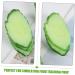 Abaodam 5pcs Simulation Cucumber Slice Photo Ornament Showcase Prop Simulation Cucumber Models Food Toy - Buy Online on GoSupps.com