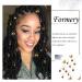 Gold Elephant Box Braid Rings & Heart Hair Charms Set for Black Women (13PCS) - Buy Online on GoSupps.com