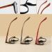 Stylish Red Reading Glasses for Men & Women - Spring Hinges Anti Eyestrain Resin Lenses 2.5x Magnification - Buy Online on GoSupps.com