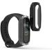 kwmobile Cover Comaptible with Xiaomi Mi Band 4 / Band 5 / Band 6 (Set of 2) -Tempered Glass with Plastic Frame - Black/Transparent black / transparent - Buy Online on GoSupps.com
