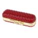 Buy Sharplace Ladies Lipstick Box with Mirror - Red Diamond Textured Design | International Shipping - Buy Online on GoSupps.com