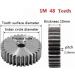 MKSIWSA Industrial 1M 48 Teeth Carbon Steel Gear - High-Quality 48T Motor Module for Precision Engineering - Buy Online on GoSupps.com