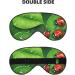 Sleep Mask Eye Cover for Men & Women - Reusable Soft Blackout Design for Better Sleep Travel & Camping Essentials - Perfect Gift for Him & Her - Leaves & Ladybugs Pattern - Buy Online on GoSupps.com