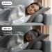 Pure Black Silk Sleep Mask - Adjustable Strap for Full Night's Sleep - Travel and Nap Aid - Super Soft Eye Shade Cover - Buy Online on GoSupps.com