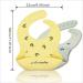 Baogaier Silicone Baby Bibs 2 PCS | Waterproof Weaning Bib for Babies and Toddlers | Food Catcher Pocket, Easy to Clean | Feeding Bib Set for Newborns | Yellow Grey Whale Lemon Design - Buy Online on GoSupps.com