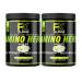 Amino Hero Sour Ice Flavor (50 Servings) | Post-Workout Recovery Drink for Men and Women | Energy Powder Mix with BCAA EAA and Electrolytes | Promotes Endurance and Healthy Muscles - 2 Pack
