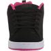 DC Women's Court Graffik Casual Low Top Skate Shoe - Black Pink - Size 42.5 EU - International Shipping Available - Buy Online on GoSupps.com