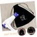 BIUDECO 2pcs Velvet Bag Hair Dryer Travel Bag Hair Dryer Attachments Storage Hair Dryer Bag Black Flannel - Buy Online on GoSupps.com