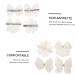 FRCOLOR Metal Hair Barrettes rhinestone pearl hair clip french barrettes vintage snap barrette s hair bows pearl hair clips hair bows for s metal snaps white wedding Straight Hair - Buy Online on GoSupps.com