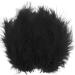 100pcs Black Fluffy Turkey Marabou Feathers 4-6 Inches for Crafts Dream Catcher Fringe Trim Colored Feathers Fly Tying Material