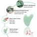 Ditind Jade Stone Gua Sha Massage Tool for Face and Body - Spa Acupuncture Therapy for Toxin-Free Skin & Wrinkle Prevention - Buy Online on GoSupps.com
