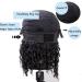TISTAYA Short Curly Headband Wig for Black Women - 12 Inch Natural Black Synthetic Hair with Water Wave Headbands - Buy Online on GoSupps.com