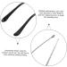 Goohochy Non-Slip Glasses Tips - Repair & Replace Glass Frame Arms & Hinges | Durable Metal Silter Silver (14.00x0.40cm) for International Shipping - Buy Online on GoSupps.com