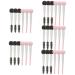 Baluue 30 Pcs Sponge Makeup Brush Makeup Foundation Make up Puff Eyelash Applicator Kit Para Pesta as Nylon 7.6x1.4cmx5pcs Assorted Colorx5pcs
