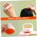 Beavorty 6-Pack Shampoo & Massage Brush - Multifunctional Hair & Body Cleaning Brush - Ergonomic Bath Device - Orange 8x8x8.1 cm - Buy Online on GoSupps.com