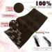 Easyouth Brown Clip in Hair Extensions Human Hair 16 120g 7Pcs Double Weft Darkest Brown Real Hair Clip ins 16 2-7Pcs Clip #2 - Buy Online on GoSupps.com