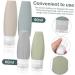 PartyKindom 1 Set Silicone Bottle Set Travel Bottle Travel Containers for Toiletries Travel Shampoo Lotion Dispenser Travel Toiletry Containers Clamshell Storage Set Bottle - Buy Online on GoSupps.com