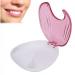 Braces children orthodontic storage box waterproof prosthesis box adult storage container portable tooth protective cover for school trips train outdoor home use (pink)
