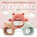 AEOLZ Silicone Baby Teething Mitten Toy for Babies 3+ Months | BPA Free Green Teether for Soothing Sore Gums and Anti-Drop Design - Buy Online on GoSupps.com