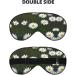 Wild White Daisy Flower Sleep Mask | Adjustable & Breathable Eye Mask for Ultimate Comfort | International Shipping Available - Buy Online on GoSupps.com