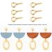 200 Mini Gold Eye Pins Hooks for Jewelry Pendant Making - Threaded Bails Findings - Buy Online on GoSupps.com