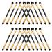 VINTORKY 20pcs Double Ended Eyeshadow Brush Eye Shadow Brush for Makeup Eyeshadow Brush for Women Eyeshadow Makeup Brush Eye Brush Eye Makeup Kit Small Eyeshadow Brush Eye Makeup Brush