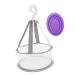 FRCOLOR 5 Sets Makeup Brushes & Cleaners | Hanging Mesh Drying Basket & Foldable Washer | Purple - Shop Internationally - Buy Online on GoSupps.com