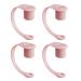 YOXIER Reusable Drinkware Accessory Drinkware Accessory for Children 4pcs Silicone Straw Cover Set for Tumblers Easy to Clean Durable Straw Topper Hats Pink