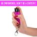 Guard Dog Bling-it-On Pink Glitter Pepper Spray Key Holder - 16ft Range | Fashionable Self Defense Accessory - Buy Online on GoSupps.com