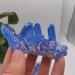 Home Decor 1pcs 50-80g Natural Blue Angel Aura Crystal Cluster Electroplating Titanium Coating Quartz Cluster Stone Gifts Natural Crystal Draw Crystal Cluster - Buy Online on GoSupps.com