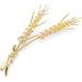 Pin Jewelry Gifts for Women Ladies Fashion Accessories Ladies Elegant Crystal Wheat Brooch Wheat Shape Party Banquet Brooch Brooches & Pins - Buy Online on GoSupps.com