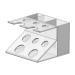 Magidal shaver holder make-up organizer worktop multifunctional holder for electrical toothbrushes stands toothpaste organizers for comb hotel transparent