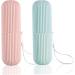 Portable Toothbrush Set with Case - 2 Pcs Travel Toothbrush Holder for Daily Use & Business - Buy Online on GoSupps.com