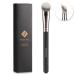 TEOYALL Angled Contour Brush Synthetic Concealer Brush for Blending Setting Buffing with Liquid Cream and Powder Cosmetic (Angled Brush)