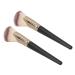 Contour Brush Soft Fiber Show Brush Wood Handle Makeup Powder Set Salon Travel