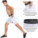 EARGFM Men's Athletic Compression Shorts 3 Pack - Running Workout Underwear with Pockets, Cool Dry Spandex Baselayer - White, Small - Buy Online on GoSupps.com
